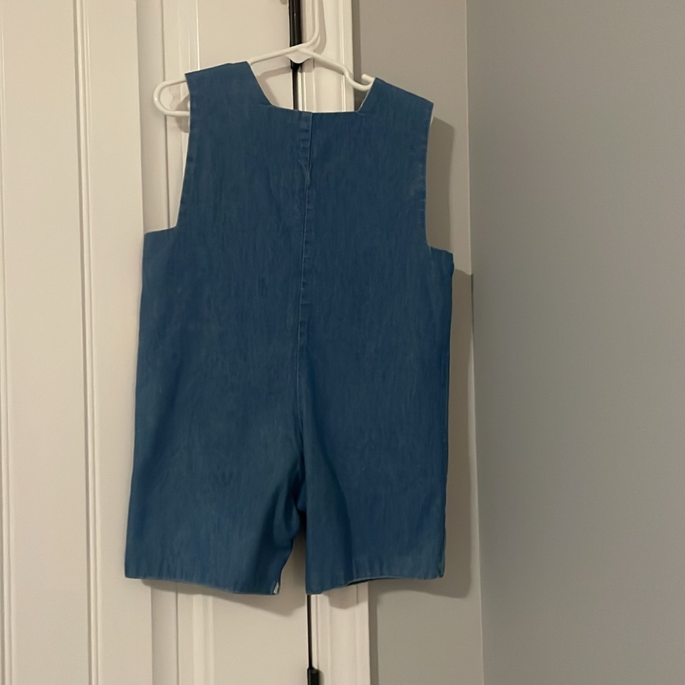 Rags Land Blue Denim Kids Overalls with Dalmatian Design - Picture 6 of 9